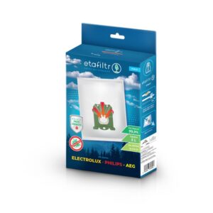 ETA ELE1 Σακούλες Ηλεκτρικής σκούπας AEG - ELECTROLUX - PHILIPS 5lt -4τεμ & Φίλτρο