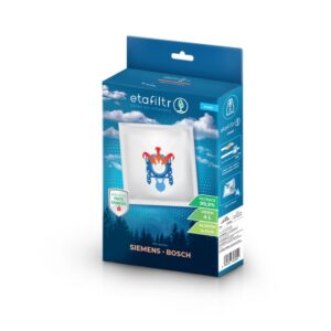 ETA SIE1 Σακούλες Ηλεκτρικής σκούπας BOSCH - SIEMENS 4lt -4τεμ & Φίλτρο