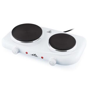 ETA 3118 90000 Ηλεκτρικό Διπλό Μάτι 2500W με πλάκα από χυτοσίδηρο 18cm & 15cm