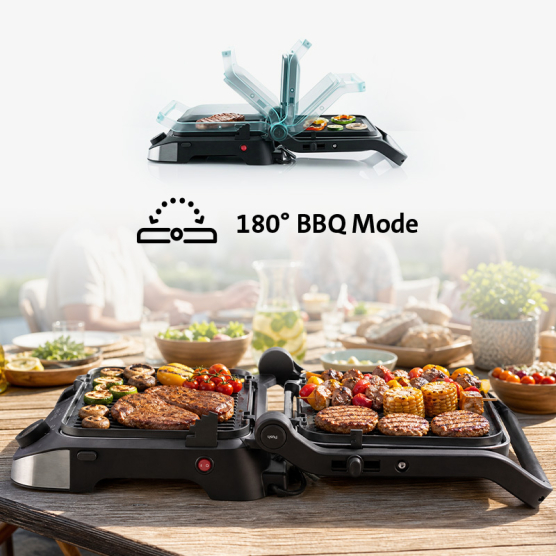 ETA DeliChef 615690000 Ηλεκτρική Ψηστιέρα Grill-BBQ 2000W με ρύθμιση θερμοκρασίας & αποσπώμενες πλάκες - Image 3